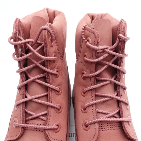 NEW Size 9 Women's Timberland Premium 6-Inch Waterproof Boots TB-0A2HR8-ET1 Red - Picture 10 of 14